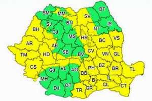 Avertizare meteo: Ninsori, răcire accentuată. Cod galben în Bistriţa-Năsăud: Vânt, viscol la munte