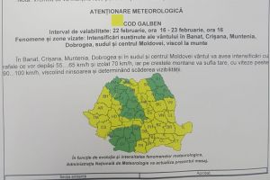 Meteorologii au emis cod galben pentru Gorj!