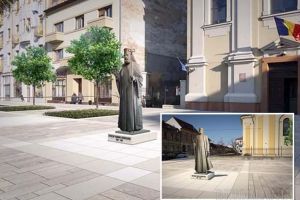 Statuile episcopilor Ciorogariu şi Demetriu vor fi realizate de sculptorul Alexandru Păsat (FOTO)