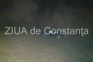 O masina a cazut de pe podul de la Murfatlar, judetul Constanta (galerie foto)