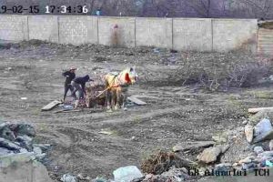 Amendă de 800 de lei pentru doi bărbaţi din Sebeş surprinşi de camerele de supraveghere în timp ce aruncau gunoiul pe domeniul public