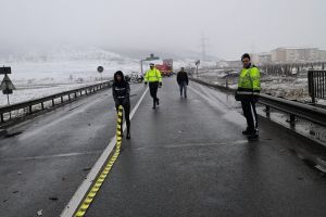 Accident grav pe centura Vâlcele Apahida. Circulaţia se desfăşoară pe un singur fir
