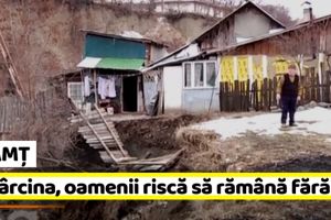 NEAMȚ: Zece familii din Gârcina riscă să rămână fără case