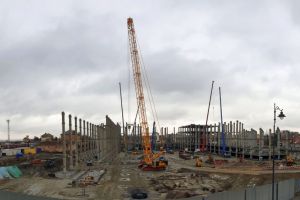 VIDEO FOTO – Lucrările la Mall-ul de la podul Gării avansează spectaculos – Detalii despre Festival Centrum