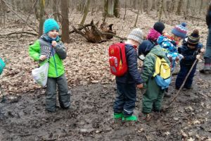Locul din Sibiu în care copiii sunt fericiţi şi fac ce vor – ”Grădiniţa în pădure” ţine ”kinderii” în natură