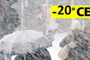 ALERTĂ meteo ANM pentru sâmbătă! Prognoza anunţă urgia cu temperaturi de -20 de grade în România!
