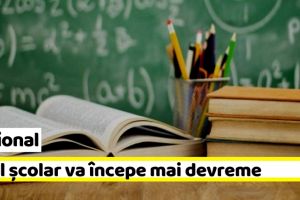 Naţional: Structura anului şcolar 2019-2020. A fost publicată în Monitorul Oficial
