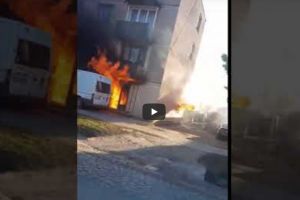 Incendiu DEVASTATOR! Un apartament s-a transformat în TORŢĂ (VIDEO + FOTO)