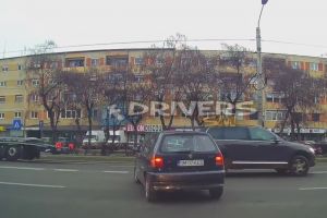 VIDEO. Tamponare surprinsă LIVE în municipiul Satu Mare