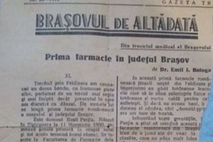 Prima farmacie românească în judeţul Braşov