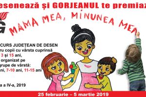 CONCURS JUDEȚEAN DE DESEN “MAMA mea,  MINUNEA mea“ – ediţia a-IV-a, 2019