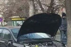 Accident „fantomă” surprins de reporterii EVZ
