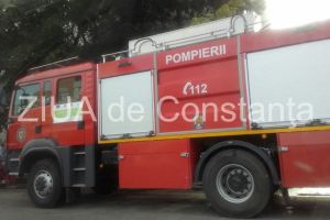 Un incendiu a izbucnit la Agigea, judetul Constanta. Pompierii, chemati in ajutor