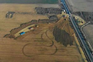 Cum arată şantierul Autostrăzii Transilvania de sus în Bihor (FOTO / VIDEO)