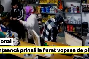Naţional: Tânără din Neamţ, prinsă la furat vopsea şi ulei de păr