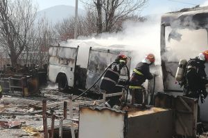 S-a dat alarma la pompieri! Interventie de urgenta in municipiul Piatra Neamt. A fost nevoie de interventia pompierilor militari 