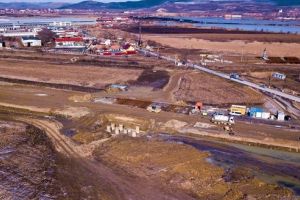 FOTO: S-a stabilit poziţia pasajului peste autostradă şi calea ferată în nodul rutier Iernut