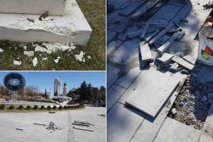 FOTO ȘTIREA TA: Capsula timpului “Romania 2118” şi Parcul Unirii au rezistat doar patru luni de la inaugurare