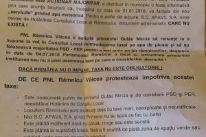 Reactie dura a primarului Mircia Gutau: Liberalii sunt niste NEMERNICI care intoxică populaţia din Râmnicu Vâlcea