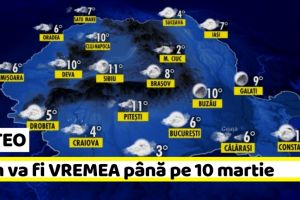 Meteo: Cum va fi VREMEA până pe 10 martie. Scăpăm de iarnă