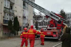 FOTO: Incendiu în Reghin!