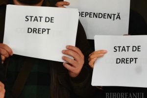 Protestele judecătorilor şi procurorilor continuă inclusiv în Oradea şi se extind