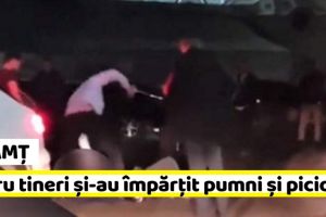 NEAMȚ: Patru tineri şi-au împărţit pumni şi picioare