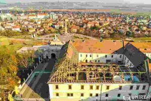 FOTO, VIDEO: Palatul Principilor, clădirea Comisariatului (viitorul sediu al CJ Alba) şi Sala Unirii din Alba Iulia se află în plină reabilitare