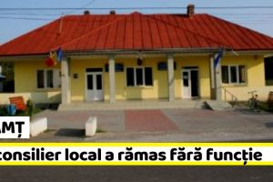 NEAMȚ: Un consilier local a rămas fără funcţie