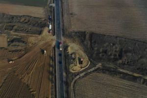 FOTO. Imagini cu şantierul autostrăzii de lângă judeţul Satu Mare
