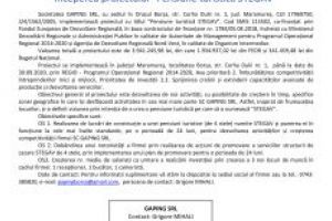 Inceperea proiectului ”Pensiune turistica STEGAV”