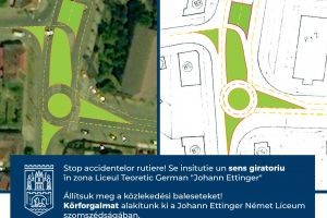 S-a decis! Un nou sens giratoriu în Satu Mare