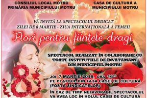 Spectacol dedicat femeilor, la Motru