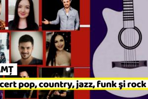 NEAMȚ: Concert pop, country, jazz, funk şi rock, joi, 28 februarie