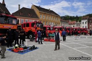 Tehnici de luptă şi exerciţii demostrative de Ziua Protecţiei Civile, la Braşov