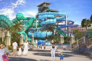 FOTOPLANURI. Clujul pregăteşte un Aqua Park grandios! Tobogan de 17 metri înălţime