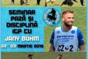 Seminar de dresaj canin pentru disciplină şi pază, la sfârşit de săptămână
