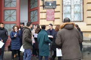 Magistraţii sibieni protestează vineri în faţa Tribunalului şi Judecătoriei de pe Dumbrăvii