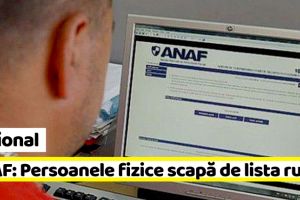 NEAMȚ: ANAF va înceta publicarea restanţelor fiscale ale persoanelor fizice