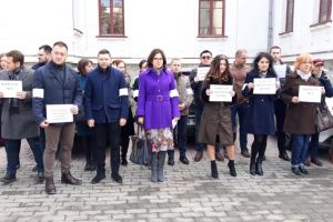 Un nou protest al magistraţilor braşoveni