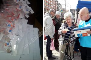 USR Dâmboviţa – mărţişoare şi flori de 1 martie! Cei care au dorit au putut şi semna pentru susţinerea listei la Europarlamentare