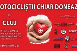 Motocicliştii clujeni donează sânge
