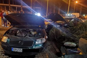 Două accidente rutiere la Bistriţa şi Căianu Mic (FOTO)