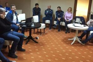 Ședinţă de instruire cu  Mihi Stoichiţă, la „Cupa Municipiului Reghin”