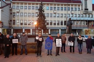 Și bistriţenii au ieşit în stradă pentru independenţa Justiţiei (FOTO)