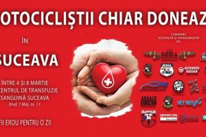 „Motocicliştii chiar donează”, campanie de donare de sânge în municipiul Suceava