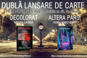 De două ori literatură contemporană la Târgu Mureş: Miruna Lavinia şi Horia Marchean îşi lansează cărţile
