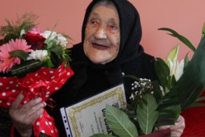 Iovuţa Mărginean din satul Dătăşeni, comuna Cuci: 100 de ani de viaţă