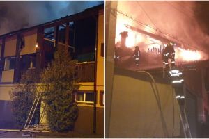 incendiu sacele brasov, interventie isu brasov sacele, ciprian sfreja isu brasov