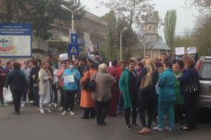 Protest spontan la Spitalul Bagdasar-Arseni